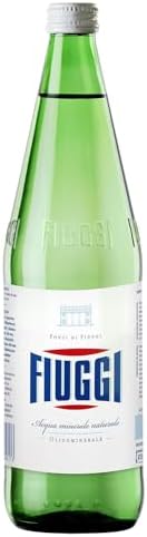 Fiuggi Still Natural Mineral Water - Refreshing Taste & Hydration (6 x 1L Glass Bottles) | From Italy | Naturally Low-Sodium