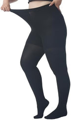 Extra Wide 5XL Medical Compression Pantyhose for Women & Men, Closed Toe 15-20 mmHg Graduated Compression Stockings Waist High Support Leggings, Support Hose for Edema, Post Surgery,During Pregnancy