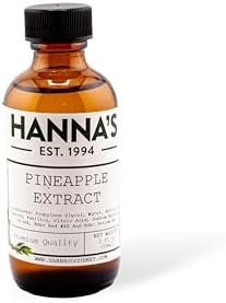Hanna's Pineapple Extract, Premium Quality, 2 fl oz