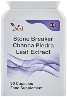 Ved Stone Breaker, Chanca Piedra Leaf Extract 1500 mg Kidney & Liver Support, Dissolve, Flush & Cleanse,90 Vegan Capsule (30 Days Supply)