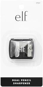e.l.f., Dual-Pencil Sharpener, Convenient, Essential Tool, Sharpens, Easy To Clean, Travel-Friendly, Compact, Includes Bonus Small Sharpener