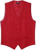 JEMITOP Men's Classic Slim Fit Dress Vest Formal Wedding Prom Tuxedo Suit Vest with Pocket