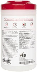 PDI - Professional Disposables, Intl.-P66784 Sani-Wipe Non-Rinse Food Contact Hard-Surface Sanitizing Wipe, 7.75" x 5", 175/can
