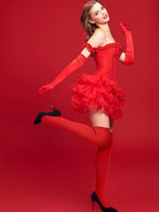 SATINIOR Women Knee High Stockings Thigh High Stockings Halloween Long Socks for Cosplay Party