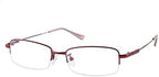 Computer Reading Glasses Mens Womens Half Rim +3.00 Red Radiation Protection Readers