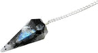 Amazing Gemstone Rainbow Moonstone Crystal Pendulum for Divination - Certified Dowsing Crystals and Healing Stones for Chakra Balancing and Meditation - Enhance Reiki Spiritual Growth