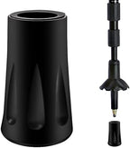 8Pcs Trekking Pole Tips Replacement Protectors, Rubber Feet for Hiking Pole Tips Rubber Tips for Walking Sticks Tips Accessories, Fits Most Standard Walking Sticks Shock Absorbing(11mm Hole Diameter)
