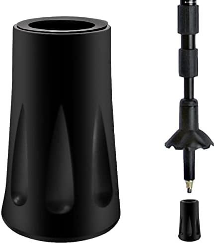 8Pcs Trekking Pole Tips Replacement Protectors, Rubber Feet for Hiking Pole Tips Rubber Tips for Walking Sticks Tips Accessories, Fits Most Standard Walking Sticks Shock Absorbing(11mm Hole Diameter)