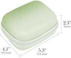 Linkidea Women's Shaver Organizer Bag, Compatible with Philips Satinelle BRE235/04 & HP6401, Braun Silk-epil 3 3-270 Epilators, Hair Removal Accessories Case for Travel (Green)