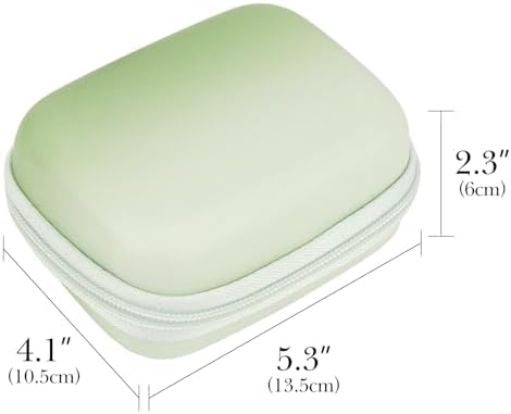Linkidea Women's Shaver Organizer Bag, Compatible with Philips Satinelle BRE235/04 & HP6401, Braun Silk-epil 3 3-270 Epilators, Hair Removal Accessories Case for Travel (Green)