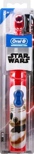 Oral-B Kids Battery Power Electric Toothbrush Featuring Disney's Star Wars for Children and Toddlers age 3+, Soft (Characters May Vary), Multi