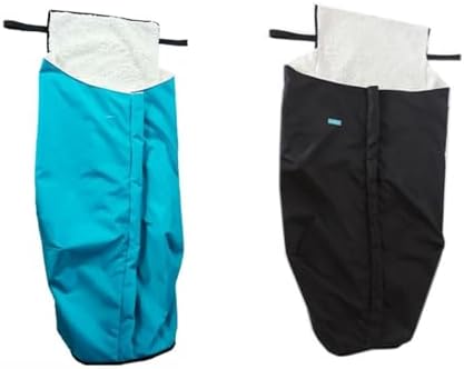 Wheelchair Blanket, Wheelchair Zip Blanket, Fleece Lined Lower Body Wheelchair Cover, Thicken Warm Wheelchair Fleece Wrap Blanket Accessories for The Aged Patient(Blue), Size