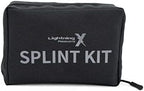 Lightning X Folded Universal Foam & Aluminum Medical Tactical Roll Splint Kit PRO for First Aid EMT Trauma Kits - 6 Splints, 36", 18", 9" & Finger + Bag