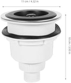 Shampoo Bed Drain Strainer Stainless Steel Sink Basket with Ceramic Basin Drain Plug for Salon and Hair Washing Station