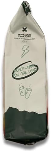 Black Insomnia Extreme Caffeine Coffee - World's Strongest Highly Caffeinated Coffee - Classic Roast Ground - 1lb
