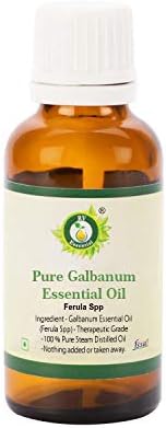 Galbanum Essential Oil | Ferula Spp | Galbanum Oil | 100% Pure Natural | Steam Distilled | Therapeutic Grade | 30ml | 1.01oz by R V Essential