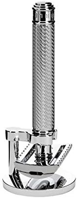 MÜHLE TRADITIONAL Chrome Safety Razor (Open Comb) & Razor Stand