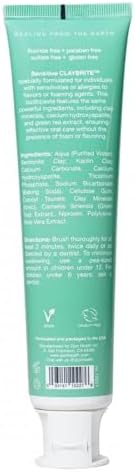 ClayBrite Sensitive Natural Toothpaste Zion Health 4 oz Paste