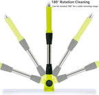 Air Broom as Seen on Tv, with 51 Long Handle Air Broom as Seen on Tv, No Bristle Broom Cleans Glass,Fine Dust,Hair,Liquids