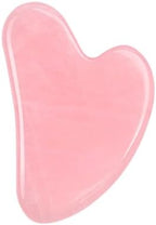Heart Shape Gua Sha Tool - Resin Scraping Plate for Face, Neck and Full Body Massage Therapy - Lightweight and Portable Skincare Accessory(Pink)