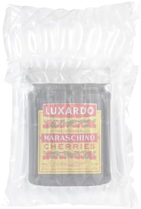 Luxardo Gourmet Cocktail Maraschino Cherries | for Old Fashioned, Manhattan and Desserts | Packed in Special Protective Bubble, 400G Jar
