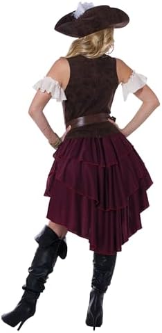 Sexy Swashbuckler Captain Costume X-Small Multi