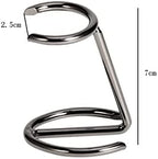 1 Piece Metal Shaving Brush and Razor Holder Shave Brush Stand Beard Brush Holder Razor Brush Holder Razor Stand for Razor Storage Men's Shaving Tool, Gun Black