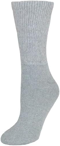 CTM Women's Diabetic Crew Socks (3 Pair Pack)