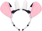 IDOPIP Women Sexy Milk Cow Maid Lingerie Set Anime Lolita Cosplay Mini Bikini Bra Underwear Nightwear Fancy Dress up Costume