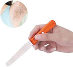 Non-Stick Wax Spatulas, Metal Wax Spatulas,Stainless Steel Wax Spatulas Body Waxing Sticks with Wooden Handle for Hair Removal
