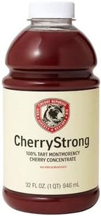 Cherry Republic CherryStrong Montmorency Tart Cherry Juice Concentrate, 32 oz - 100% Pure Juice Concentrate, Made from Montmorency Cherries, Packed with Nutrients, High Concentration, Michigan-Made