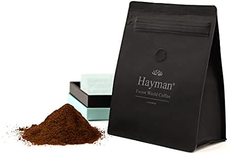 Hayman, 100% Panama Geisha Coffee, Ground, Medium Roast, 24oz | Fresh Roasted Panamanian Gesha Coffee