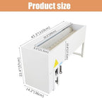 Semi-Automatic Egg Washing Machine, 2000 Eggs/Hour Egg Cleaner for Chicken/Duck/Goose Eggs 750W 110V