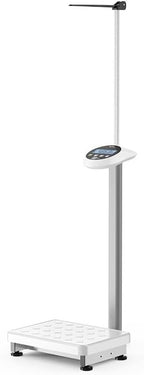 Helsevesen Digital Scale with Height Measurement Rod, Medical Body Weight Scale，Economy Physician Scale，Weight Capacity 440 lbs / 27.6”-78”