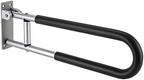 23.6Inch Foldable Handrail Grab Bars, Wall Mounted Toilet Safety Support 90 Degree Rotation for Handicap Elderly Seniors Disabled, Shower Bathroom Accessories