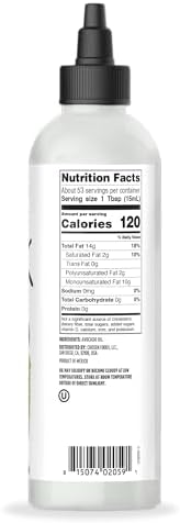 Chosen Foods 100% Pure Avocado Oil Squeeze Bottle, 27 Fl Oz