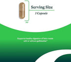 Seeking Health Ox Bile 125 - Digestive Enzyme & Gallbladder Support Supplement - Vegetarian Capsule with Digestive Enzymes - 120 Capsules