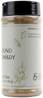 Olive & Vine Ground Rosemary, Earthy & Piney Flavor, Seasoning for Roasts, Soups, and Stews, With Rich Tradition, Authentic Taste, For Global Recipes (5.6 Ounce)