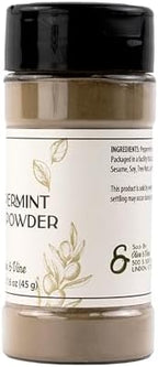 Olive & Vine Peppermint Leaf Powder, Refreshing Flavor, For Teas & Desserts, Rich Tradition, Authentic Taste, For Global Recipes (1.6 Ounce)