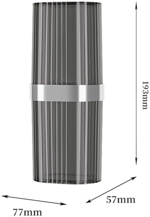 Travel Toothbrush Cup Case, Toothbrush Travel Container Portable Travel Toothbrush Holder Toothpaste Storage for School Camping Business Trip Bathroom (Grey)