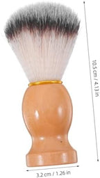 Didiseaon 2pcs Men's Shaving Brush Soft Bristle Beard Grooming Tool with Ergonomic Handle for Comfortable Facial Cleansing and Wet Shaving Skin-friendly Design