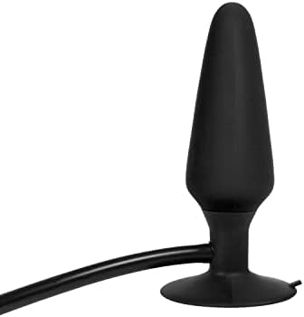 CalExotics COLT XXL Pumper Plug, 6 Inch Inflatable Silicone Anal Plug with Easy Squeeze Bulb and Quick Air Release Valve Black SE-6868-25-3