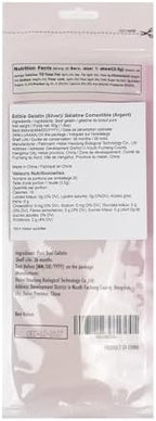 Haodong Beef Silver Leaf Gelatin Sheets - 180 Bloom (20 Sheets, 50g) - Gelatin Leaves for Baking and Cooking Mirror Glaze Dessert Jellies Mousse Cake