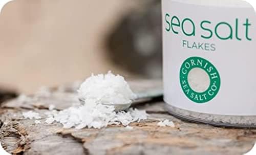 Cornish Sea Salt Flakes – Flaky sea salt for cooking from Cornwall UK – a natural finishing salt 150g