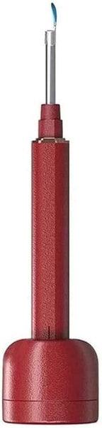 Ear Wax Remover, Ear Cleaner Kit, LED Light and 8 Replaceable Spoons, IP67 Waterproof, Earwax Removal Tool for Adults Kids (Color : Red)