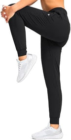 G Gradual Women's Joggers Pants with Zipper Pockets Tapered Running Sweatpants for Women Lounge, Jogging