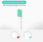 Replacement Toothbrush Heads Compatible with Xiaomi Mijia/Mi Home T300 T500 T700 Series Sonic Electric Brush Handles(6-Pack)
