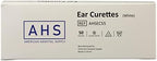 American Hospital Supply Ear Curettes | Ear Pick Wax Removal Tool Cleaner | Individually Wrapped Plastic Ear Cleaner Tool for Teens Adult (4 MM - Spoon Tip) White