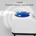 Sauna Steamer Machine for Home, 1300W 1.8qt Steam Generator, Portable Steamer Pot with Remote Control, Oil Diffuser, 5-60 min Timer, 9 Levels, Heat up to 140°F
