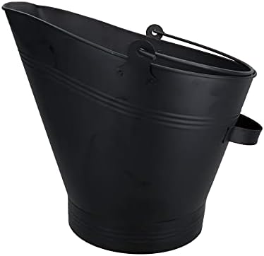 Fireplace Waterloo Style Black Coal Log Burner Scuttle Bucket Wide Mouth Fire